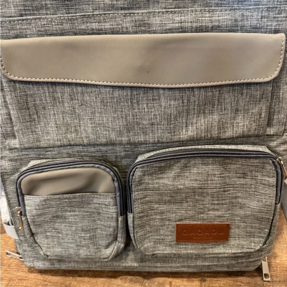 3 In 1 Baby Diaper Backpack Bassinet Crib and Changing Station - Qaqadu
